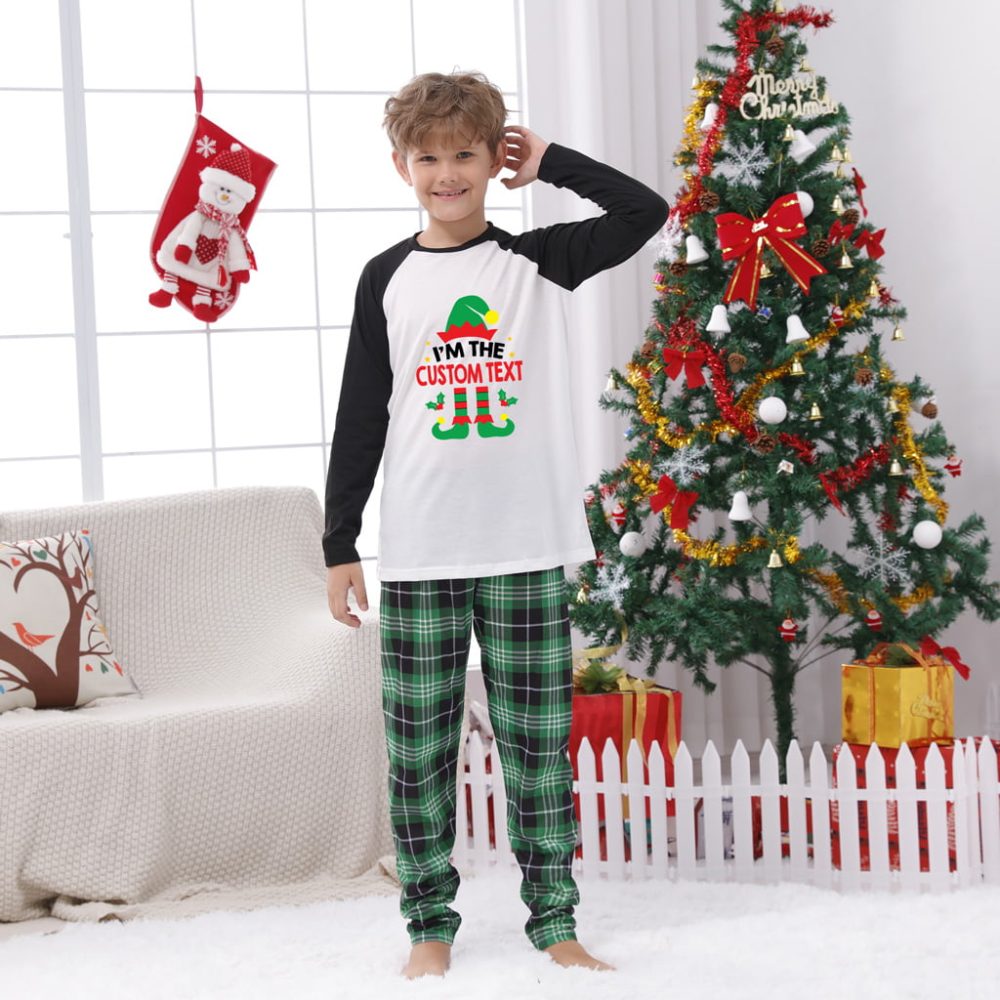 Elf Christmas Pyjamas Personalised Matching With Dogs