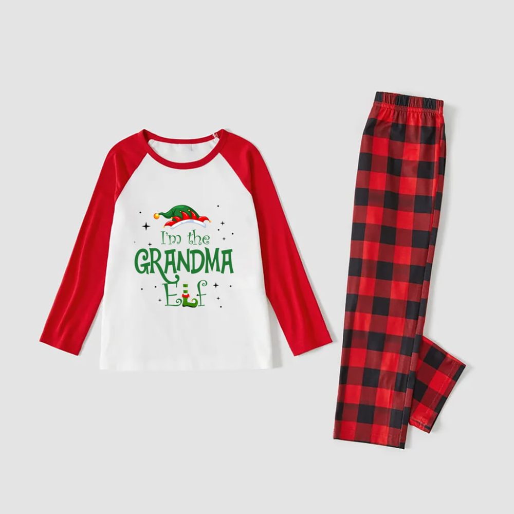 Funny Elf Personalized Christmas Pyjamas For Family