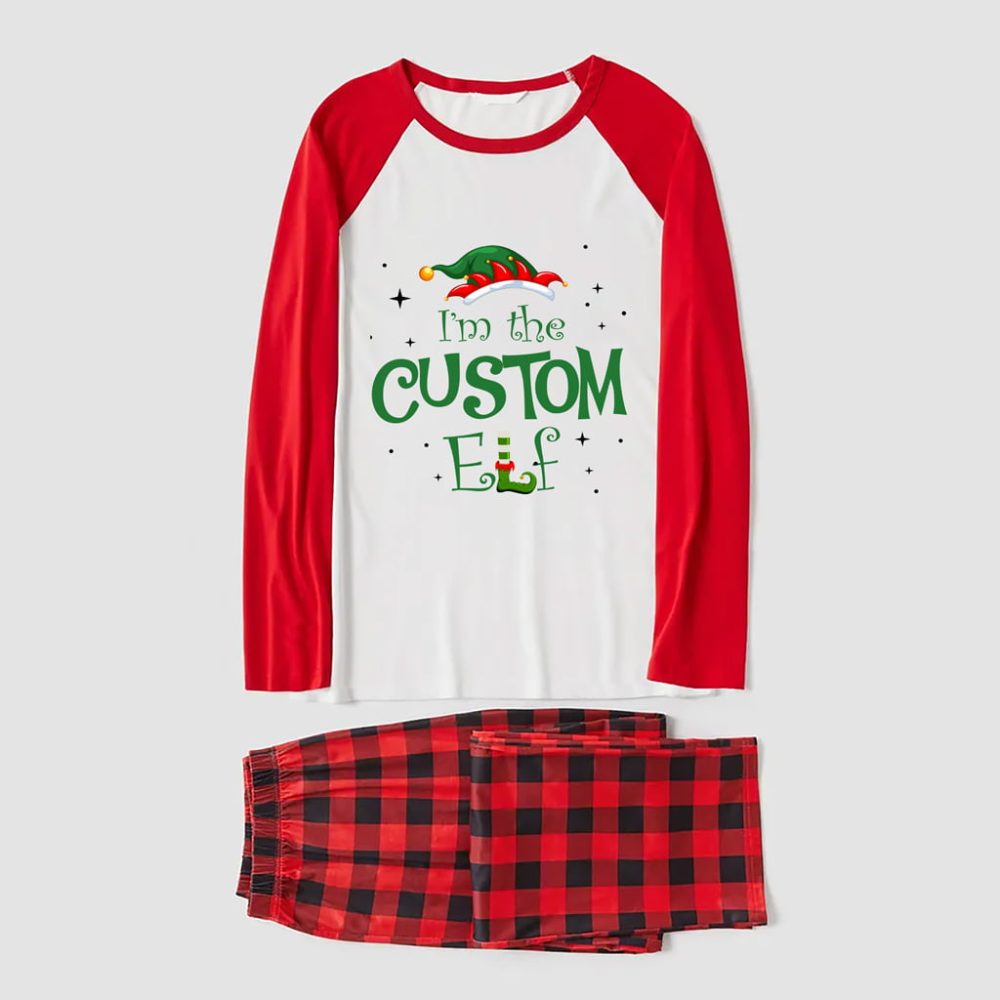 Funny Elf Personalized Christmas Pyjamas For Family