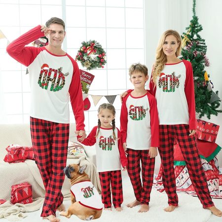 Leopard Customised Family Pyjamas For Christmas