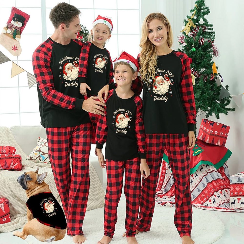 Santa Personalised Family Christmas Pyjamas 2023
