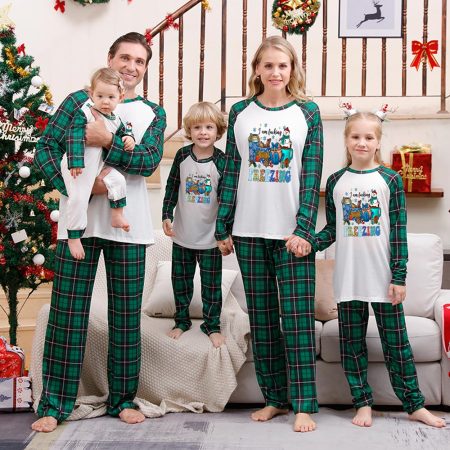 Christmas Family Pyjamas Set with Snowman