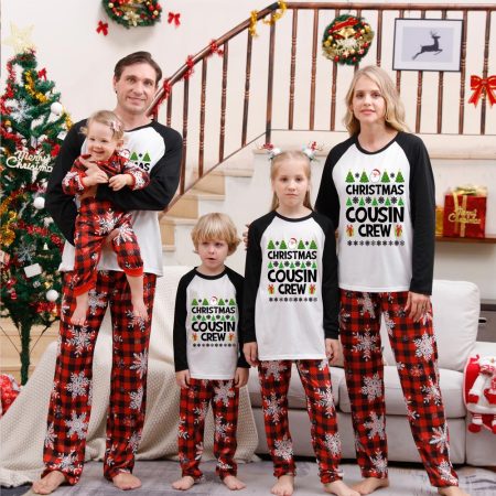 Cousin Crew Family Christmas Pyjamas Including Dog