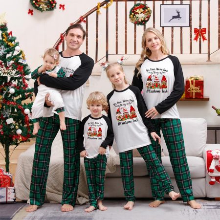Custom Everything is Fine Three Gonk Matching Christmas Pyjamas Dog