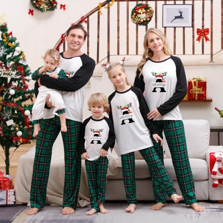Custom Letter For Matching Christmas Pyjamas Including Dog