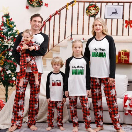 Custom Name With Very Merry Christmas Pyjamas Family And Dog