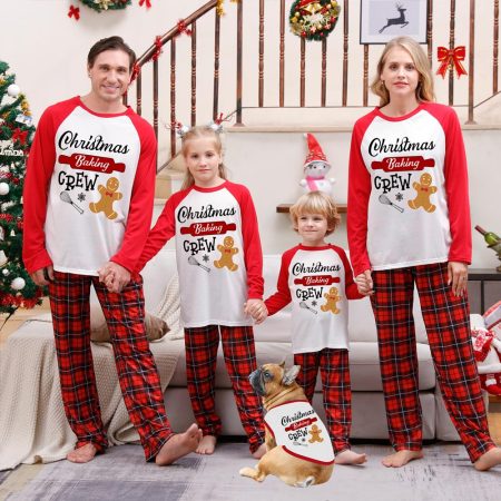 Family And Dog Christmas Pyjamas UK Cousin Crew