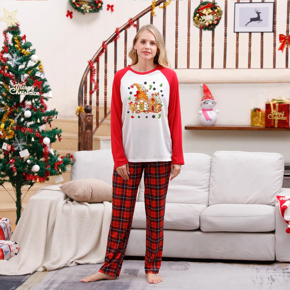 Gingerbread House And Gonk Christmas Pyjamas For Family - Family
