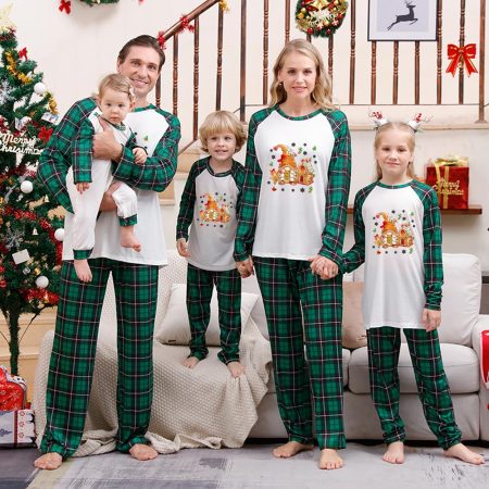Gonk Gingerbread Family Christmas Pyjamas Plus Size