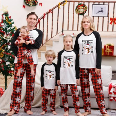 Let It Snow Family Pyjamas Sets