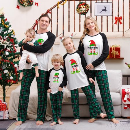 Personalised Matching Christmas Pyjamas Elf