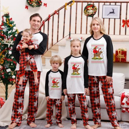 Santa with Christmas Pyjamas For Family