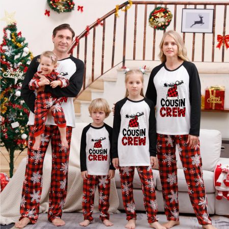 UK Family Christmas Pyjamas Cousin Crew