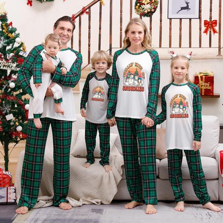 Whole Family Christmas Pyjamas Snowmies