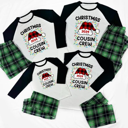 Cousin Crew 2024 Family Christmas Pyjamas Including Baby