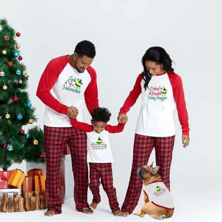 Customised Elf Themed Family Christmas Pjs